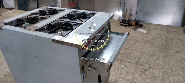 اجاق 4 شعله فردار شعله خارجی